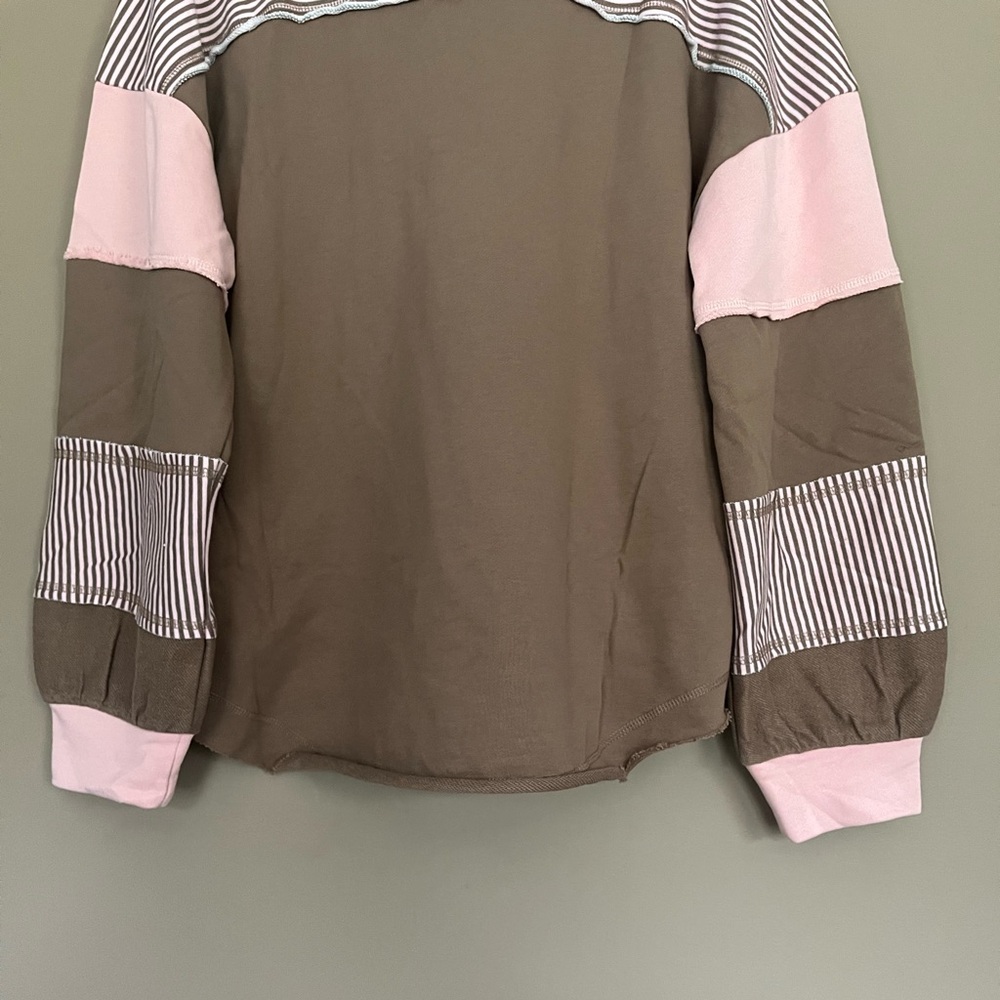 {New In} Collared Neapolitan Oversized Knit Pullover Top - Womens Medium - NWT - Picture 7 of 11